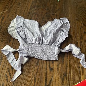 Crop top Blouse with Ties